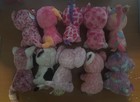 10 Beanie Boos Pink Lot