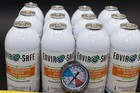 Enviro-safe Ac Refrigerant Performance Booster For R134a  12 Cans And Gauge