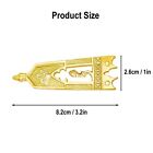 Belt Chape Brass Decoration Medieval Closed Thistle End Strap Accessory