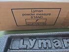 New Lyman No  7767784 Powder Measure Stand Made In Usa Reloading Gray Metal