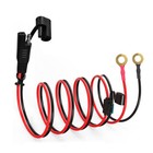 2ft-10 Ft 14awg Battery Cable Sae Connector Ring Terminal Harness Extension Cord