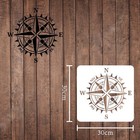 11 8  Compass Wall Decoration Template Large Drawing Painting Stencil
