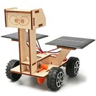 Diy Solar Powered Wooden Car Kit Stem Educational Science Puzzle Toy Kids Gift