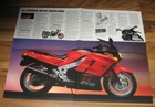 Nos 1988 Kawasaki Motorcycle Ninja Zx-10 Brochure_ Zx1000-b1_ 99969-1242