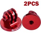 2pcs Cnc Camcorder Aluminum Tripod Mount Adapter For Gopro Hero 6 5 4 3 Red Us