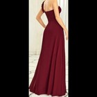 Sweet Pleated Bodice One Shoulder Chiffon Bridesmaid Dress