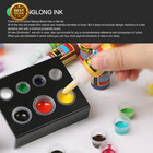 Solong Complete Tattoo Kit 4 Tattoo Machine Guns 54 Inks Power Supply Foot Pedal