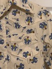 Trigger 50 s Roy Rogers Western Button-up Long Sleeve Cotton Pockets Vintage