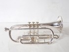 Yamaha Ycr-335s Silver Cornet Trumpet Case Good Working Used