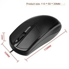 Usb 2 0 Optical Wired Scroll Wheel Mouse Pc Laptop Notebook Desktop Black Mice