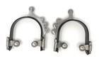 Aj Tack Men s Black Horizontal Rowels Bumper Spurs