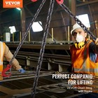Vevor 1 4  X 5  Chain Sling 4 Legs G80 Lifting Chain With Grab Hooks 6600 Lbs