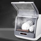 Compact Countertop Mini Portable Dishwasher With Water Tank Air Dry Leak-proof 