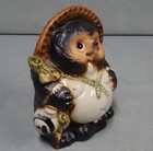 Pottery Raccoon Dog Shigaraki Ware Tanuki Figurine Lucky Charm Ceramic Tanu 