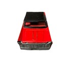 Vintage Tin Toy Friction Powered Red Fire Department Car Made In Japan