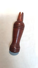 Vintage Wooden Crow Call Metal Reed Unknown Maker