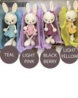 Bunny Plush Toy Handmade Bunny Stuffed Animal Crochet Baby Gift  Doll  Knitinby