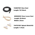Dishwasher Door Seal Gasket Combo 154827601 Door Seal For Frigidaire Kenmore
