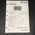 Sony Wx-c55 Changer Control Audio Master Service Manual