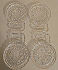 Vintage Shannon Crystal Lead Glass Coasters W  Spoonrest Set Of 4