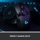 Logitech - G903 Lightspeed Wireless Optical Gaming Ambidextrous Mouse With Rg   