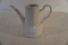 Sterling Colonial English Ironstone Tall Coffee Tea Pot J g Meakin Vtg Carafe
