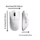 Mchose K7ultra Wireless Gaming Mouse  3950 Optical Sensor  8k Polling Rate
