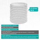 Pvc Steel Wire Tubing 1-1 2  Id Flexible Spiral Wire Vinyl Clear Vacuum Hose 50 