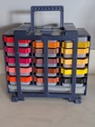30 Different Colors Of Stamping Ink Pads In A Carrying Case