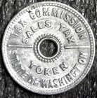 Washington State Tax Commission Sales Tax Token 22mm  c2136 
