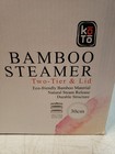 Two Tier Bamboo Steamer With Lid - 30cm -  Eco Friendly Bamboo Materials - New  
