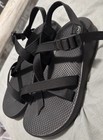 Chaco Men   s Black Adjustable Buckle Strap Sandals Rubber Sole Us 10