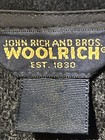 Woolrich John Rich And Bros Blue Label Men s  Wool  Full Zip Gray Jacket Size M