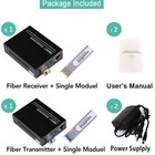1 25g Bidi Gigabit Single-mode Fiber Media Converter With 2 Sfp Modules  30km