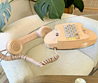 Princess Push Button Western Electric Telephone Pink Desk Phone Vintage 1983