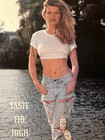 Vintage 1996 Miller High Life Beer Sexy Fishing Babe Bar Sign Large 20 1 2 X 30   