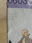 Simplicity Sewing Pattern  6603 Misses Jacket Shirt Pants Size 16 -uncut Ff-