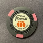 Fremont Las Vegas Nevada  100 Casino Chip 1959 Faro Obsolete Vintage Downtown