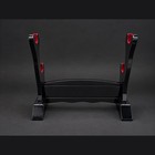 Black Piano Lacquered Wood  2 Tier Deluxe Table Stand For Katana   Wakizashi