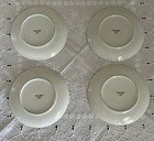 Lot Of 4 Celeste Stardust 1373 Salad Dessert Plates 6 5    Japan Platinum Trim Vgc