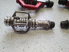 Crank Brothers Pedals Lot Of 2 Red Silver Gravel Mtb Road Bike Cycling