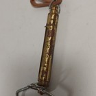 John Chatillon 4lb  Round Brass Hanging Scale Works Well Easy Calibration 