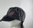 Vintage 1982 Pink Floyd The Wall Painter   s Hat Neck Flaps Rare Black Cotton