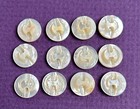 Vintage White Mother Of Pearl Buttons  Baby Doll Or Bridal  Self Shank