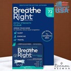 Breathe Right Nasal Strips Extra Strength Clear Snoring Allergy Relief 72 Ct