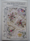 Silk Ribbon Embroidered Embrodiery Sachets Pattern Flowers Sunflowers Rosees