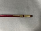 Vintage Red Transparent Mechanical Pencil Visible Twist Wearever Advertising