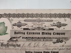 1905 Bullfrog Extension Mining Stock Certificate Arizona Nevada California Ties