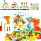 Design And Drill Toy educational Toys Building For Kids Ages 3-8 stem Toys Fo   