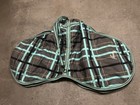 Pessoa Alpine 1200d Saddle Carrier Ap  Jump Saddle Used Clay teal Plaid